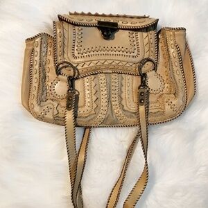 Salvador Bachiller Tan Shoulder BOHO Bag